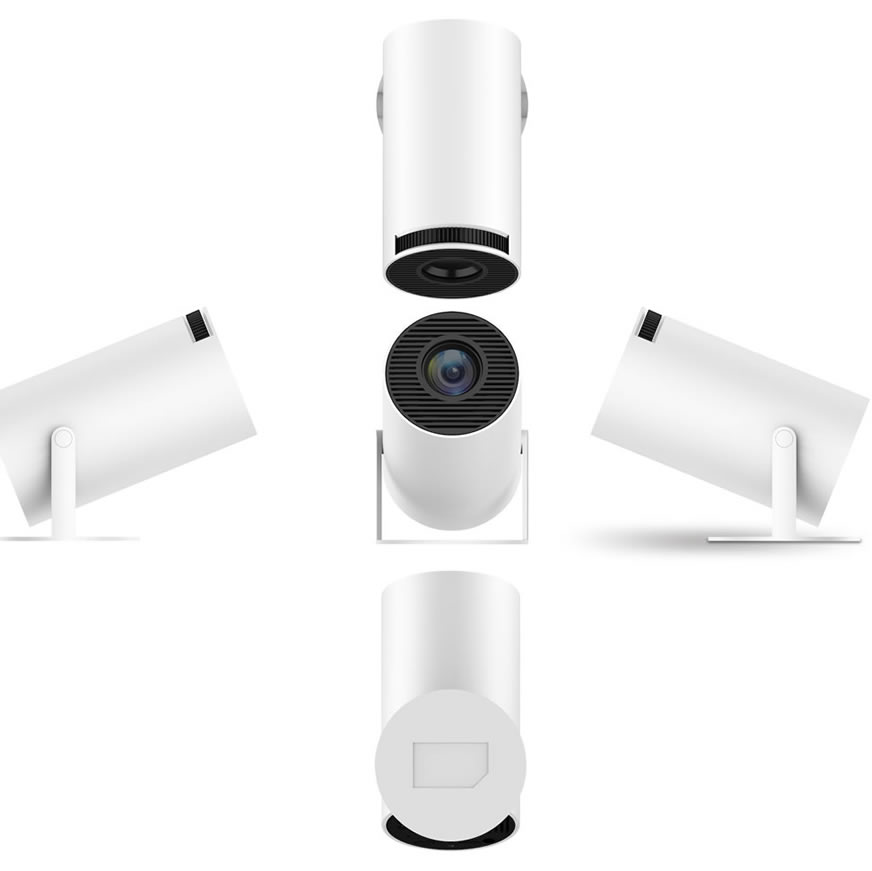 Projecteur Intelligent ISMARTX10, Focale Courte HD 720P, Ultra Silencieux pour Regarder la TV, Films, Jeux et Musique à Domicile